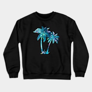 Bubble Palm Trees Crewneck Sweatshirt